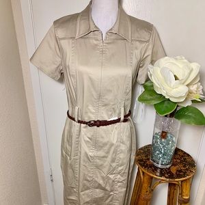 Calvin Klein Belted Dress